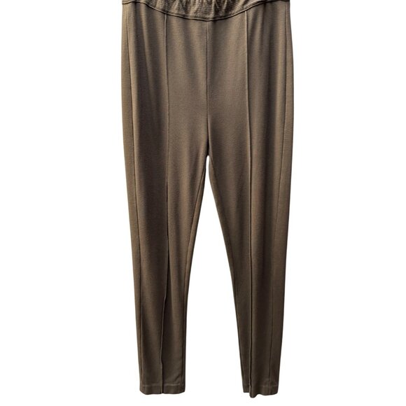 Soft Surroundings Women Ankle Skinny Stretch Pants Size‎ TS Elastic Brown - Picture 5 of 6